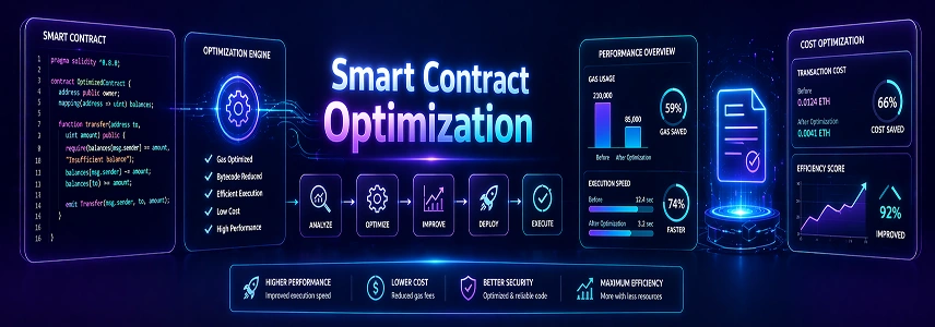 Smart contract optimization services